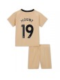Chelsea Mason Mount #19 Ausweichtrikot für Kinder 2022-23 Kurzarm (+ Kurze Hosen)